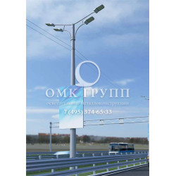 ТФГ опоры контактной сети фланцевые граненые 