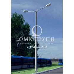 ТФ опоры контактной сети фланцевые трубчатые 